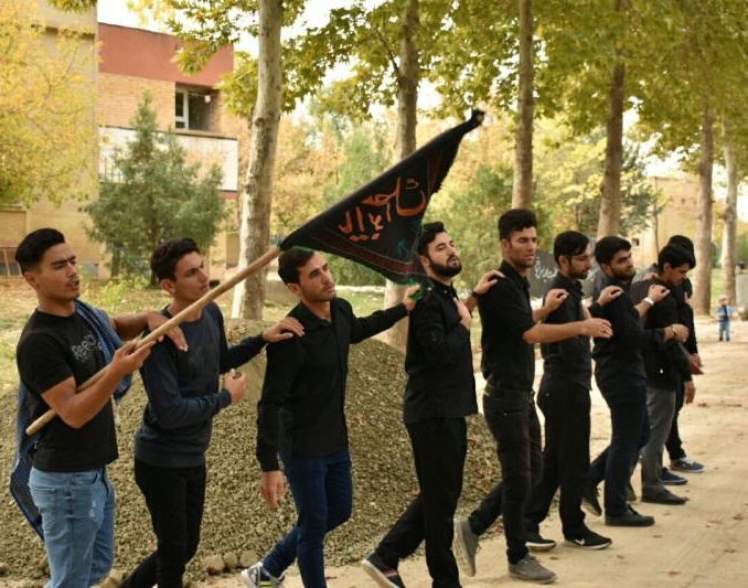 گزارش تصویری عزاداری اربعین حسینی از سوی هیئات مذهبی دانشجویی معاونت فرهنگی و اجتماعی دانشگاه