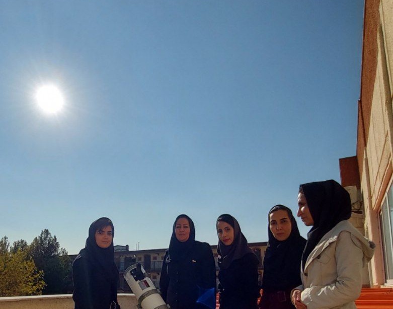 خبر | رصد خورشید گرفتگی توسط انجمن علمی دانشجویی فیزیک 