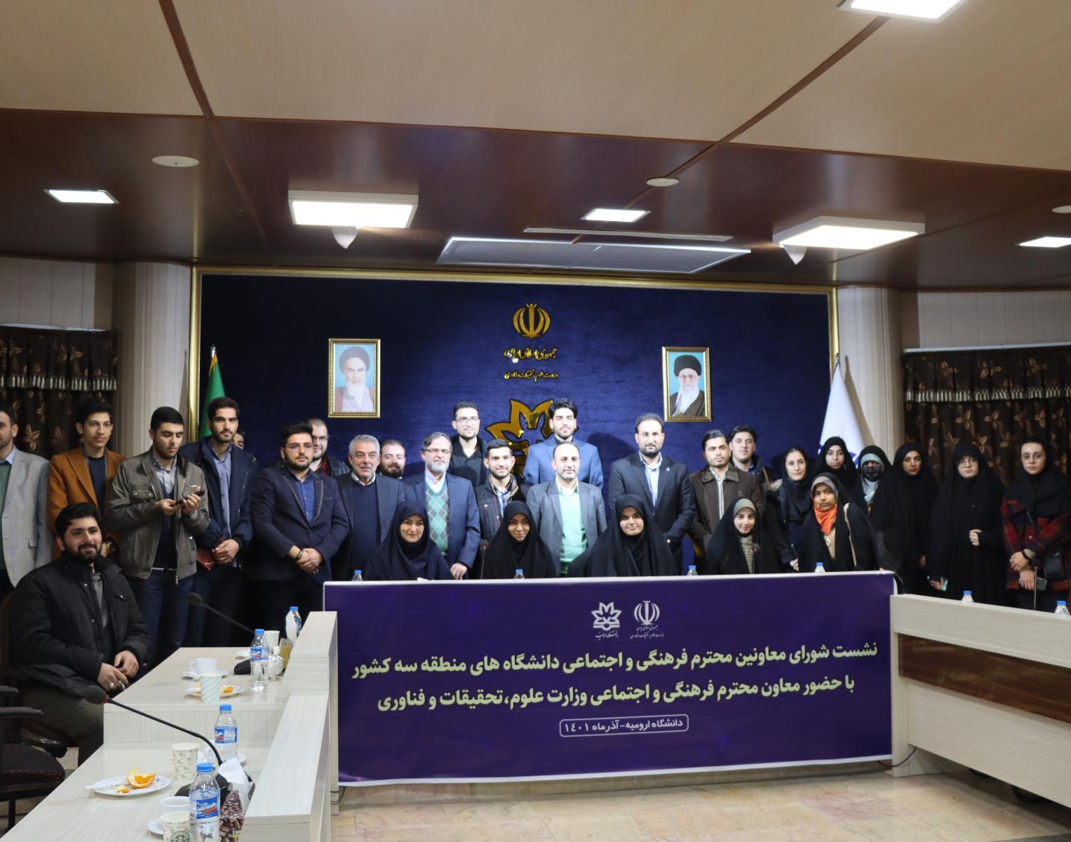 دیدار معاون فرهنگی و اجتماعی وزیر علوم با دانشجویان فعال فرهنگی دانشگاه‌های ارومیه