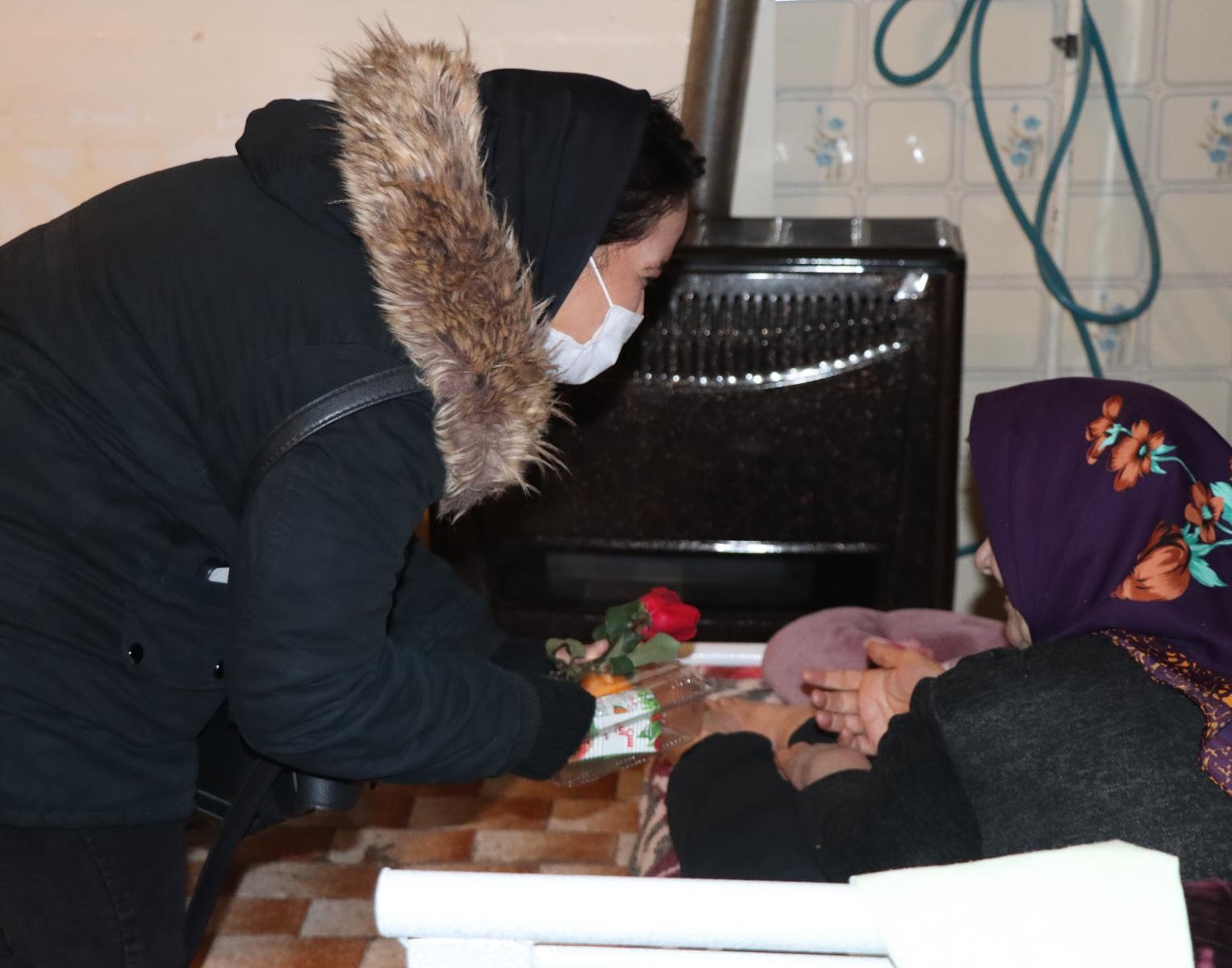 بازدید دانشجویان دانشگاه ارومیه از خانه سالمندان محسنین