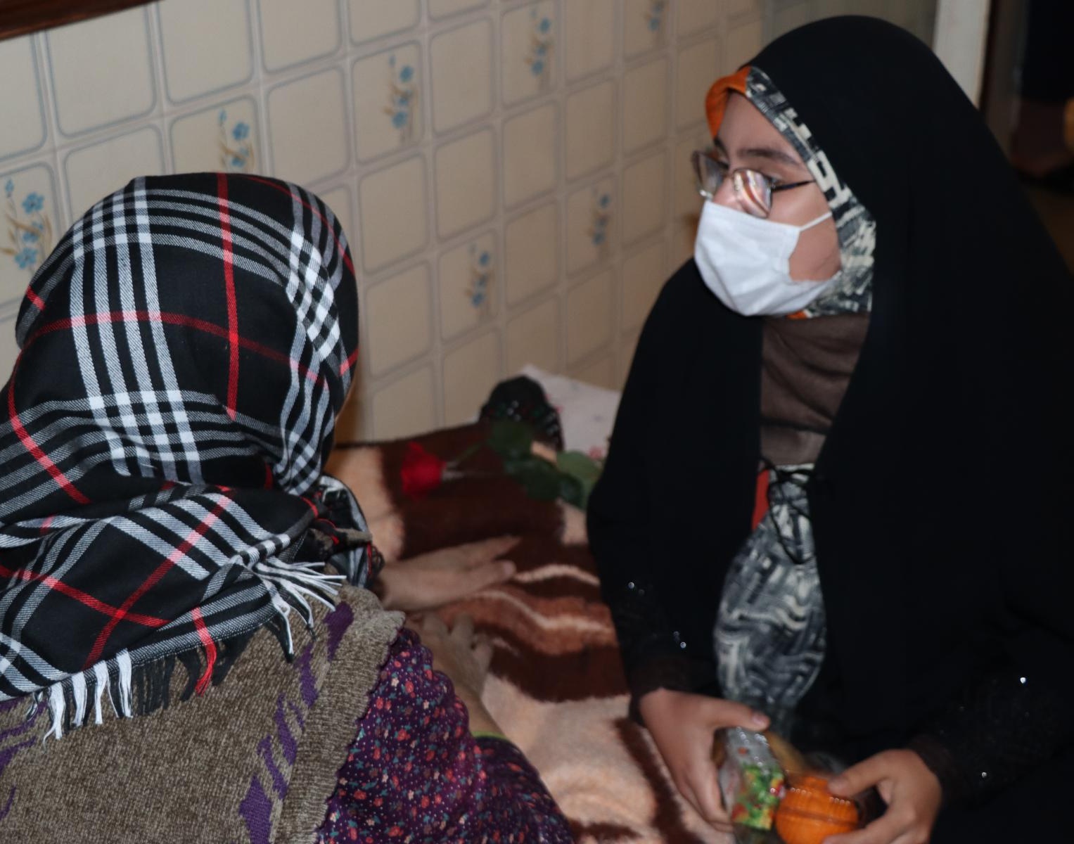 بازدید دانشجویان دانشگاه ارومیه از خانه سالمندان محسنین