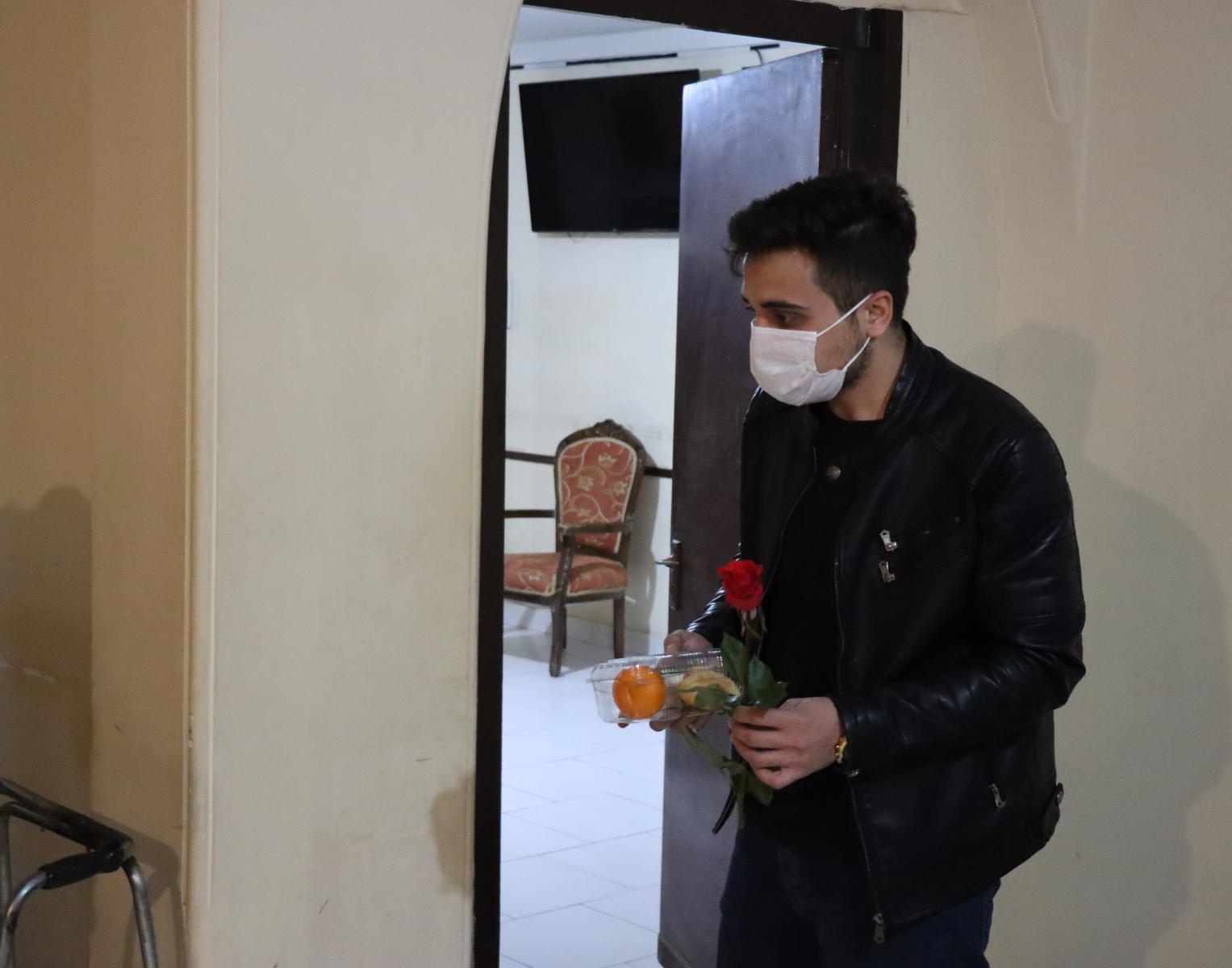 بازدید دانشجویان دانشگاه ارومیه از خانه سالمندان محسنین