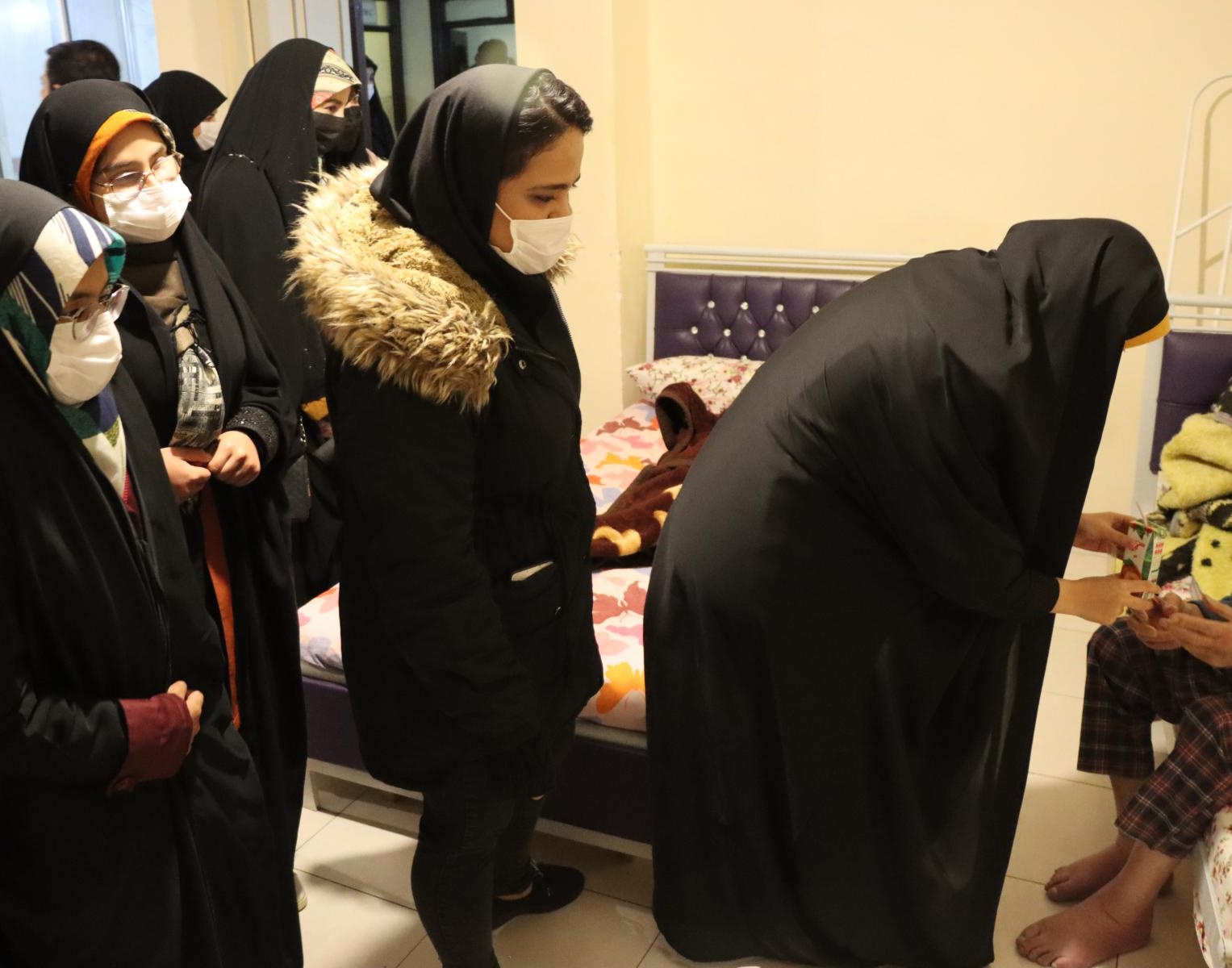 بازدید دانشجویان دانشگاه ارومیه از خانه سالمندان محسنین