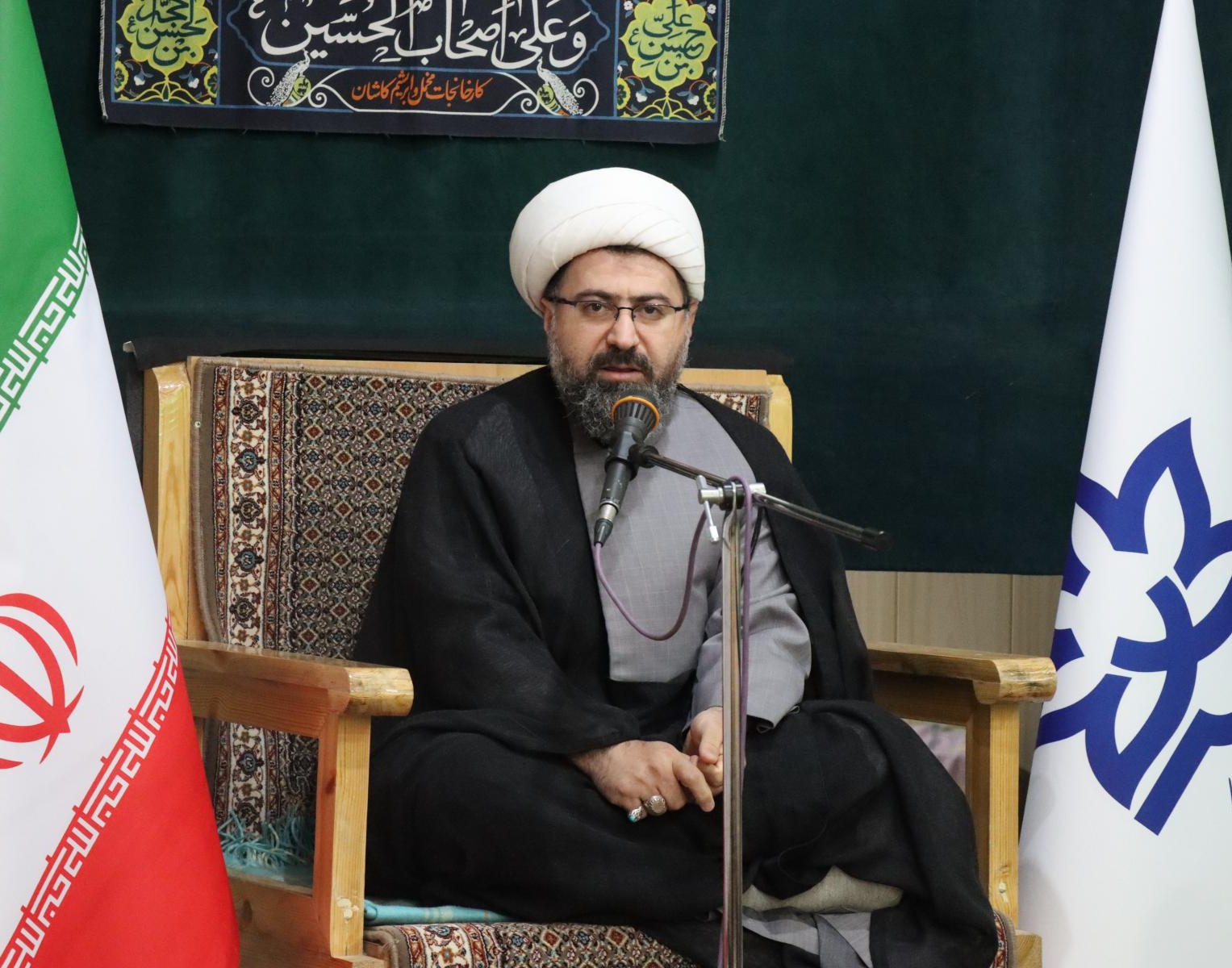 گزارش برگزاری مراسم عزاداری شهادت حضرت فاطمه (س) متبرک به پیکر شهید گمنام
