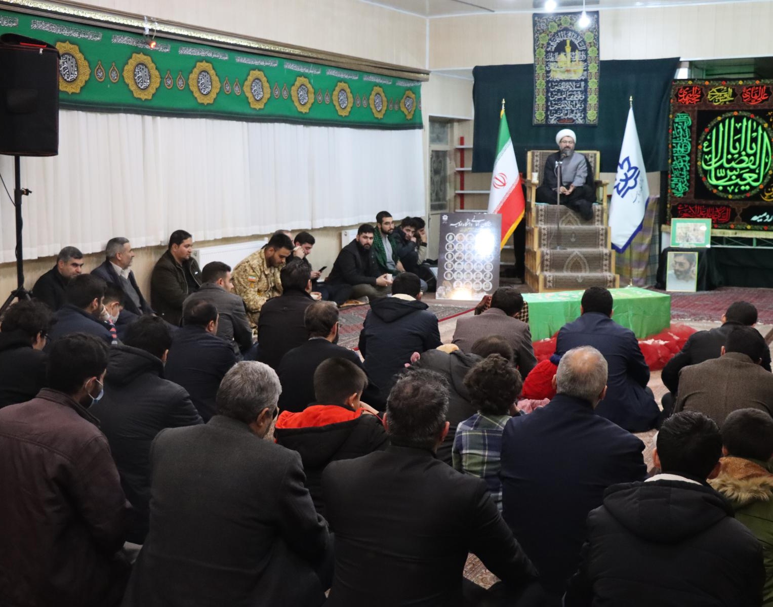 گزارش برگزاری مراسم عزاداری شهادت حضرت فاطمه (س) متبرک به پیکر شهید گمنام