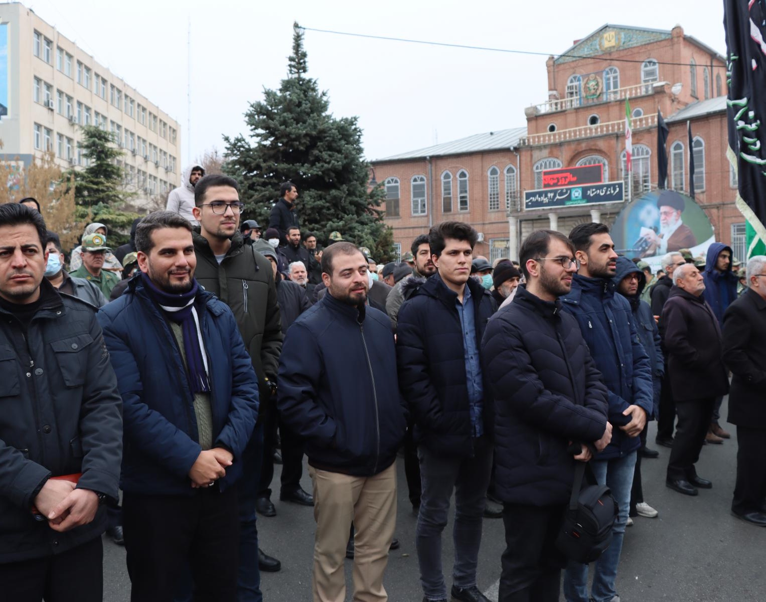گزارش برگزاری مراسم باشکوه تشییع پیکر مطهر ۶ شهید گمنام 