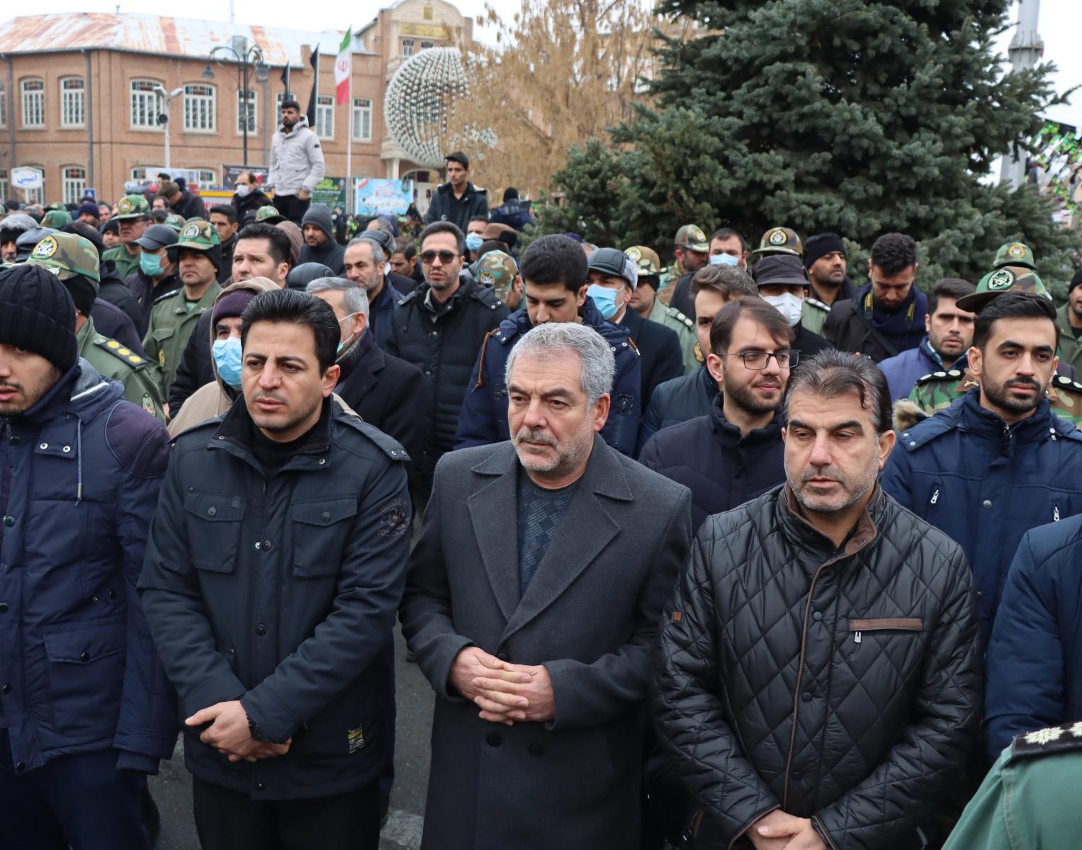 گزارش برگزاری مراسم باشکوه تشییع پیکر مطهر ۶ شهید گمنام 