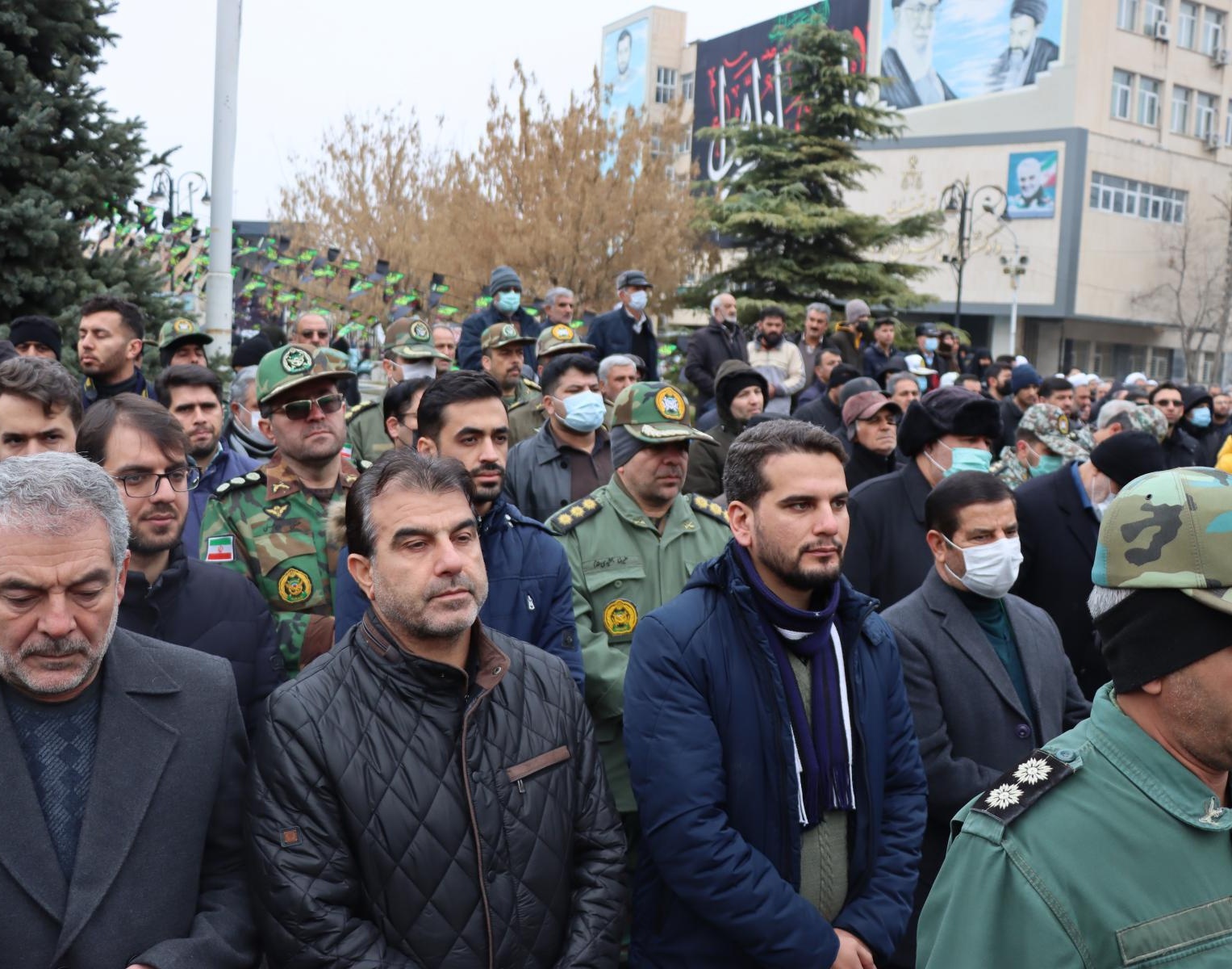 گزارش برگزاری مراسم باشکوه تشییع پیکر مطهر ۶ شهید گمنام 
