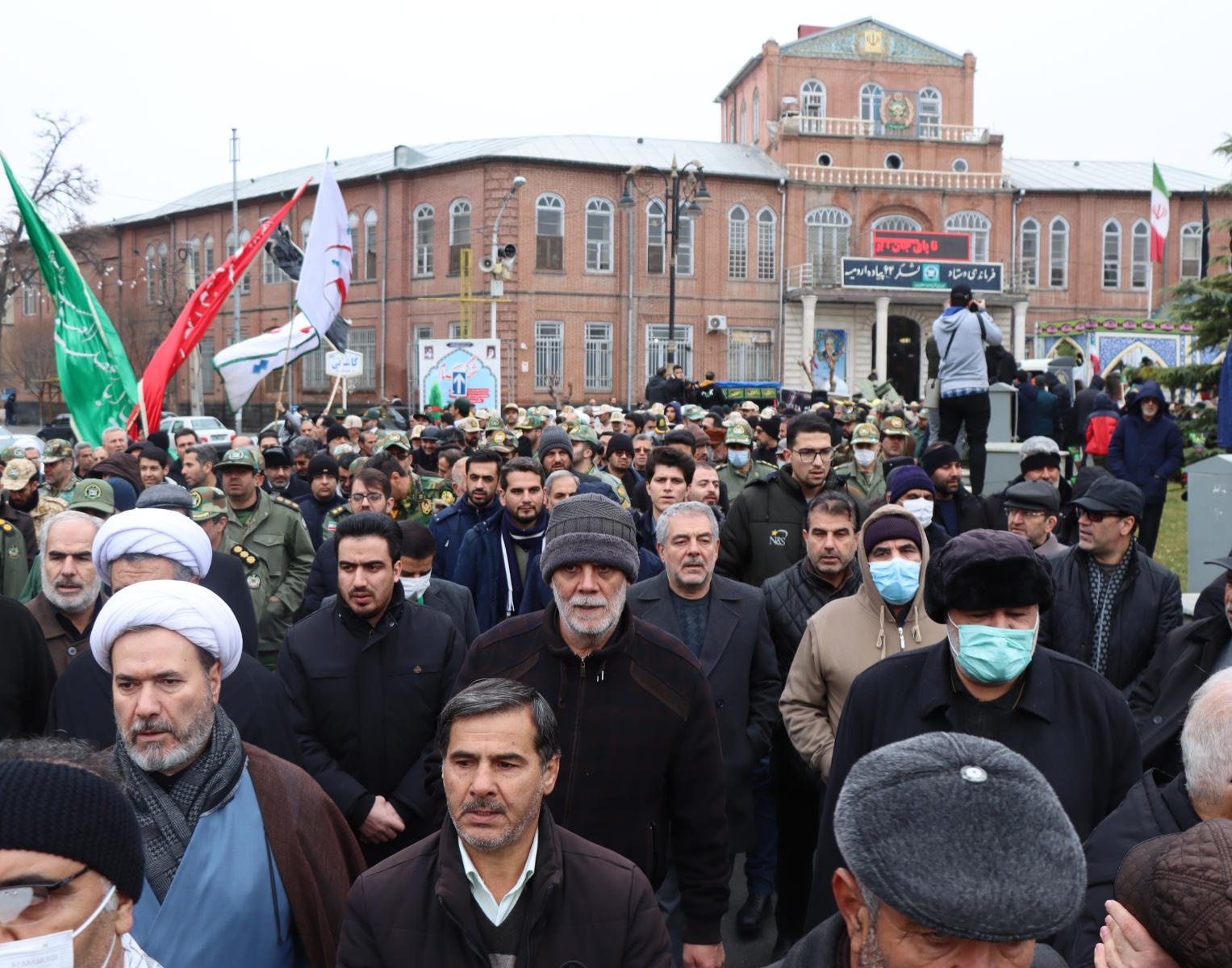 گزارش برگزاری مراسم باشکوه تشییع پیکر مطهر ۶ شهید گمنام 