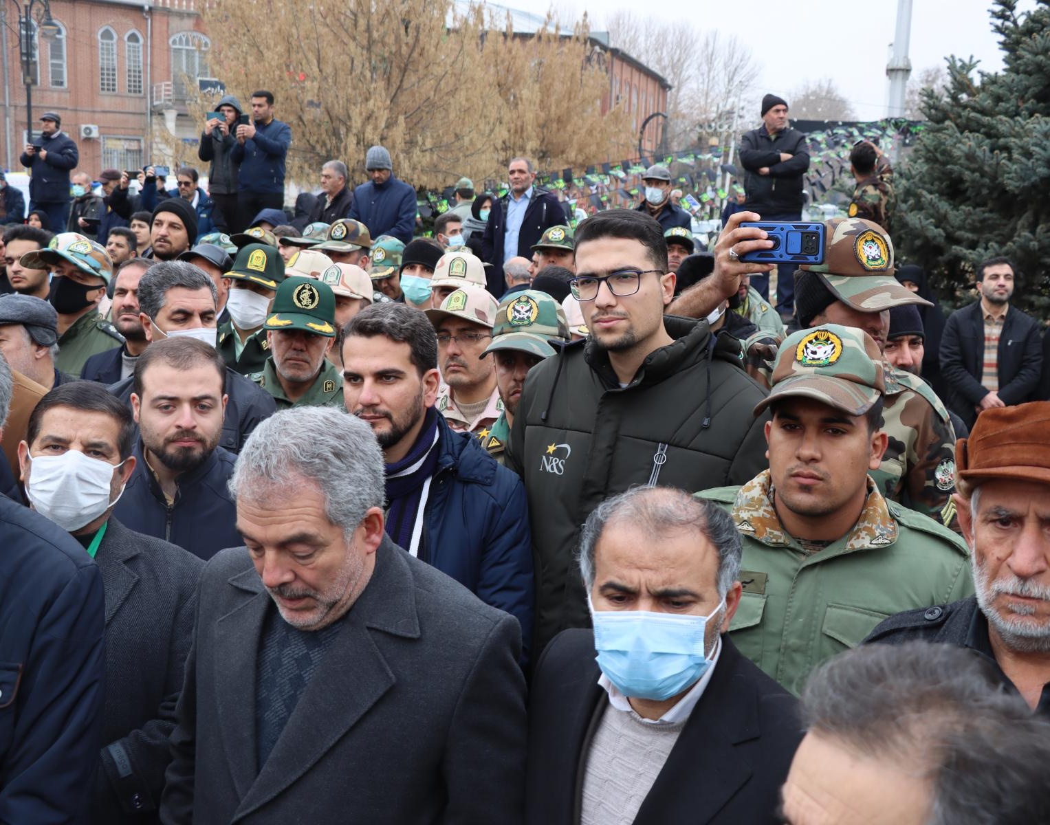 گزارش برگزاری مراسم باشکوه تشییع پیکر مطهر ۶ شهید گمنام 