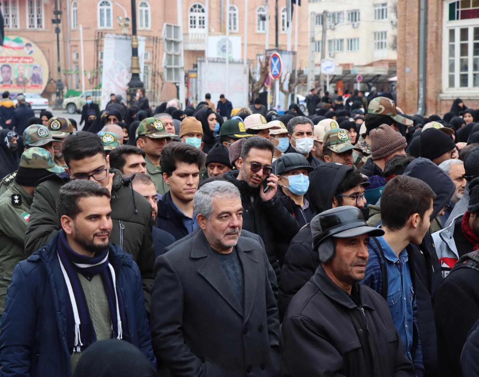 گزارش برگزاری مراسم باشکوه تشییع پیکر مطهر ۶ شهید گمنام 