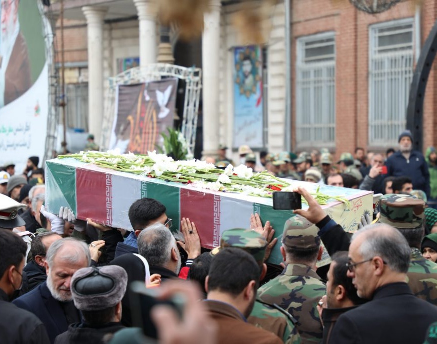 گزارش برگزاری مراسم باشکوه تشییع پیکر مطهر ۶ شهید گمنام 