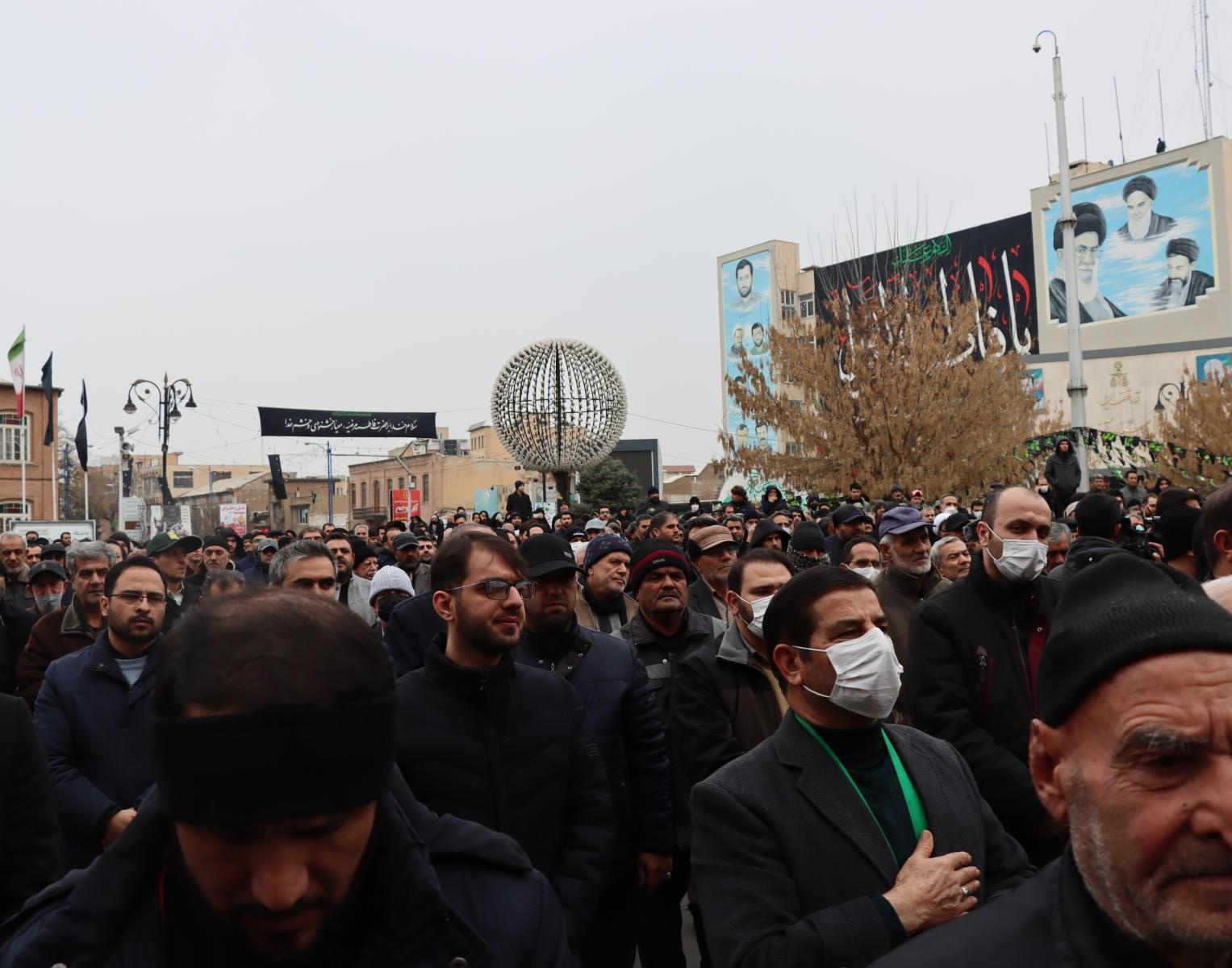 گزارش برگزاری مراسم باشکوه تشییع پیکر مطهر ۶ شهید گمنام 