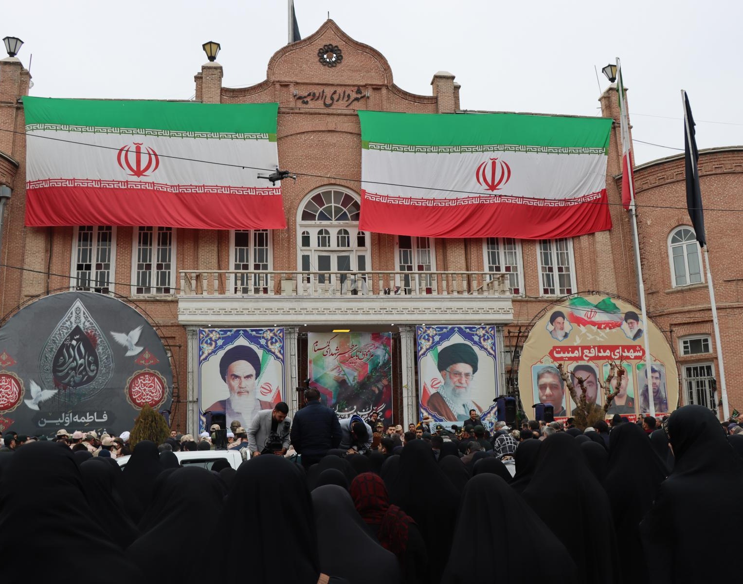 گزارش برگزاری مراسم باشکوه تشییع پیکر مطهر ۶ شهید گمنام 