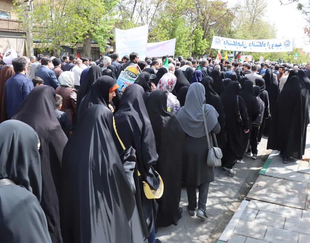 گزارش تصویری راهپیمایی روز جهانی قدس با حضور پرشور دانشگاهیان دانشگاه ارومیه
