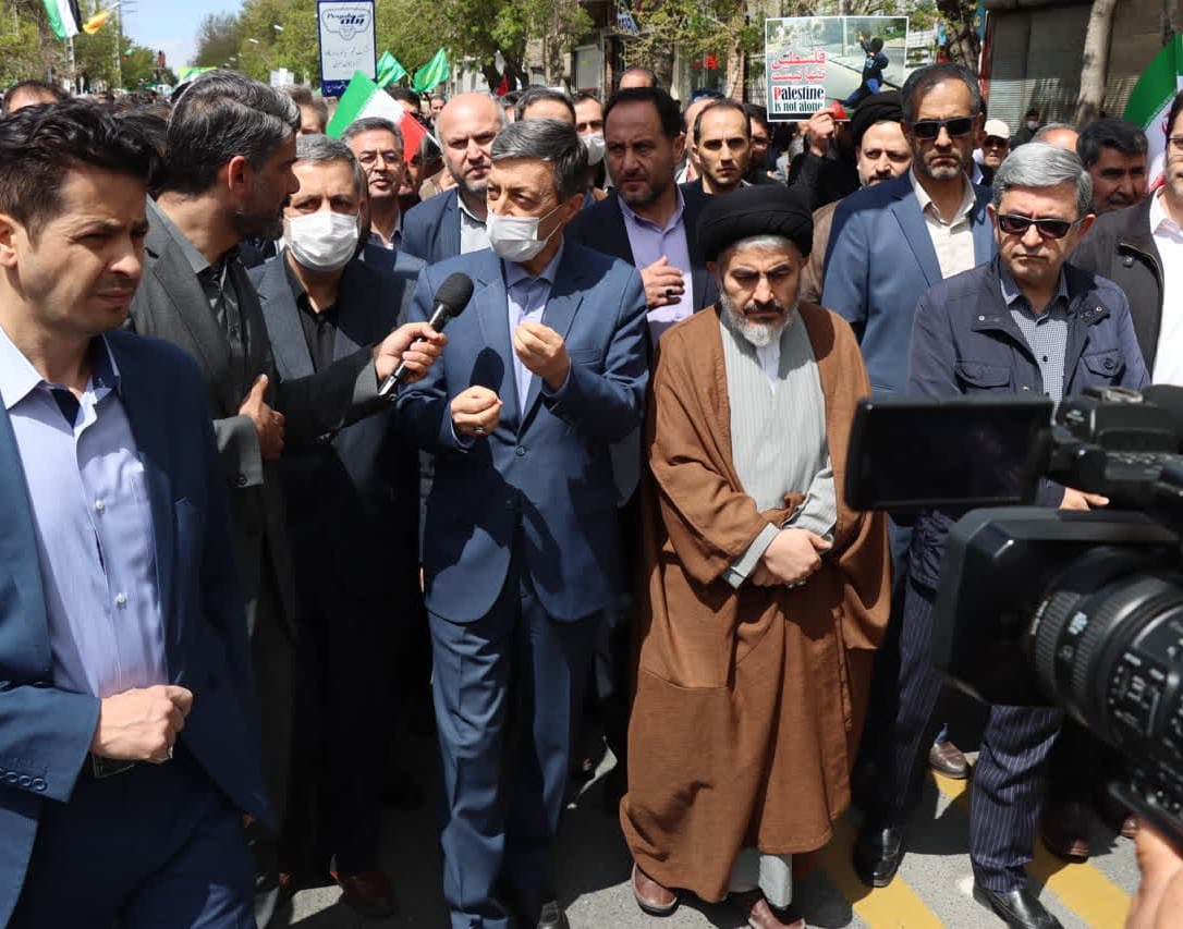 گزارش تصویری راهپیمایی روز جهانی قدس با حضور پرشور دانشگاهیان دانشگاه ارومیه