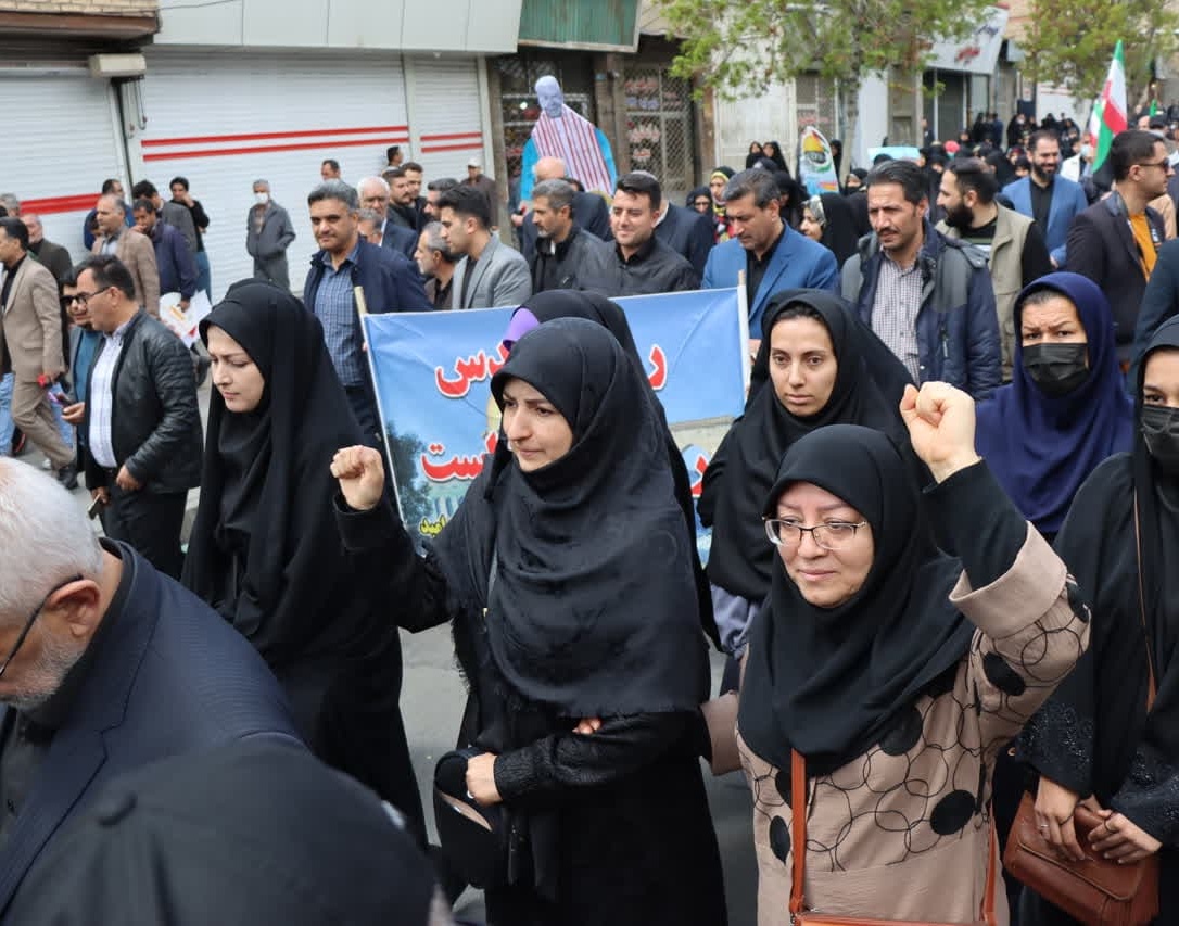 گزارش تصویری راهپیمایی روز جهانی قدس با حضور پرشور دانشگاهیان دانشگاه ارومیه