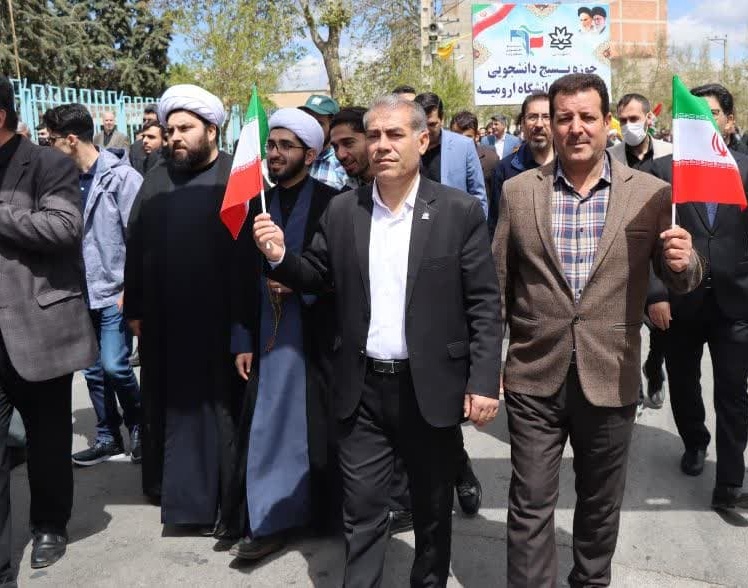 گزارش تصویری راهپیمایی روز جهانی قدس با حضور پرشور دانشگاهیان دانشگاه ارومیه