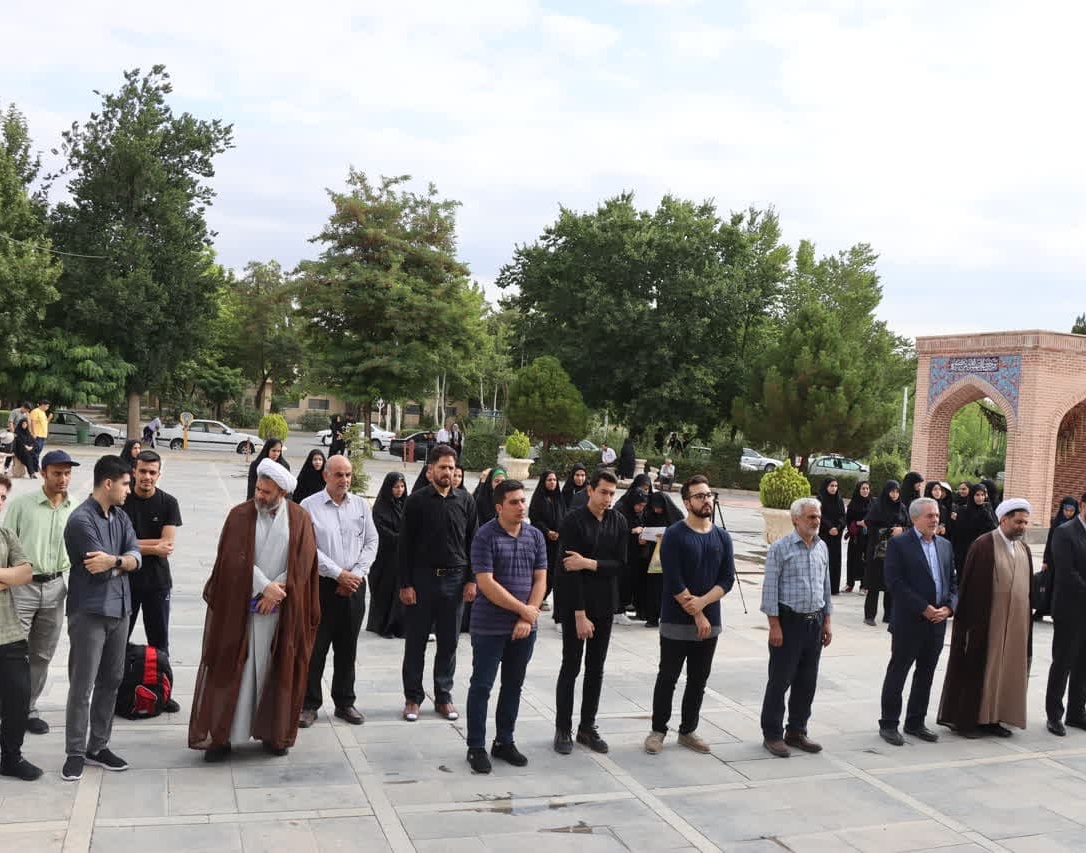گزارش تصویری مراسم بدرقه کاروان دانشجویی پیاده‌روی اربعین حسینی سال ۱۴۰۲ دانشگاه ارومیه