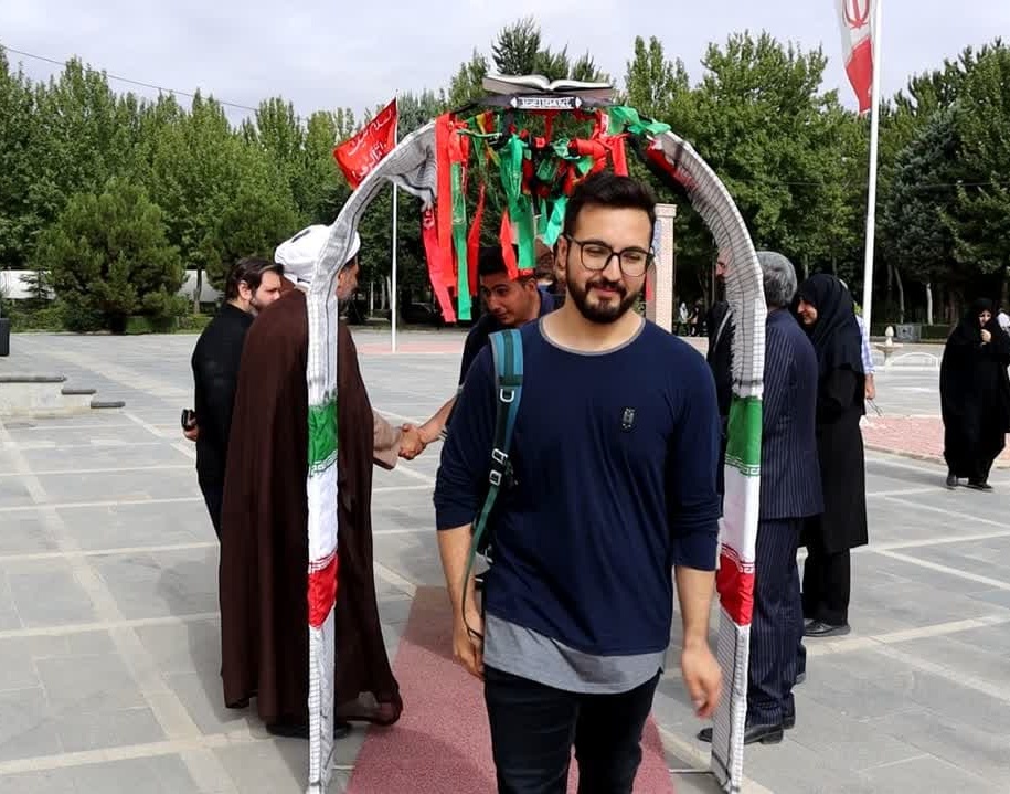 گزارش تصویری مراسم بدرقه کاروان دانشجویی پیاده‌روی اربعین حسینی سال ۱۴۰۲ دانشگاه ارومیه