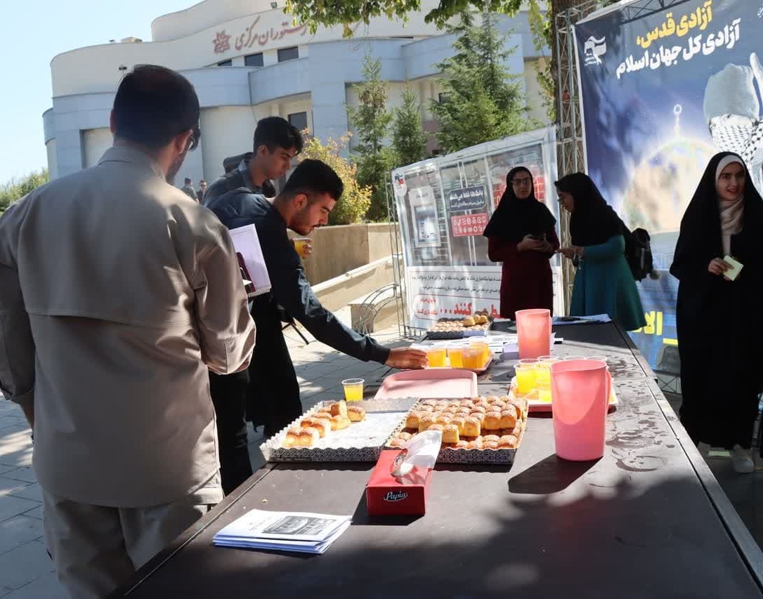 جشن دانشجویان دانشگاه ارومیه در حمایت از مقاومت فلسطین
