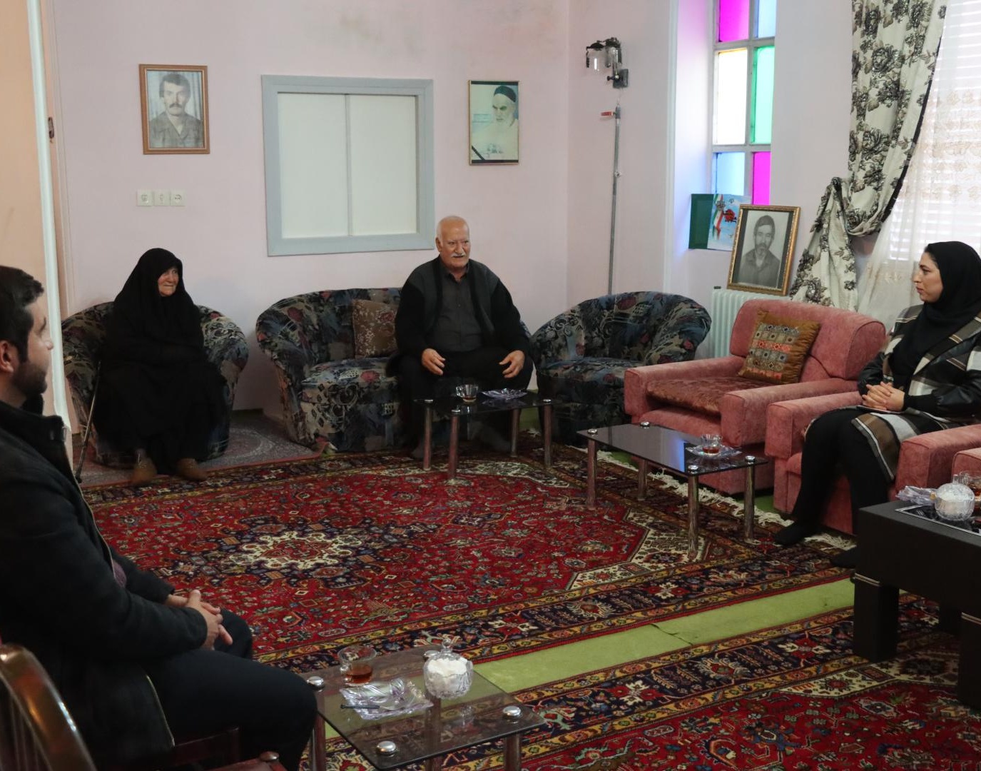 گزارش تصویری دیدار با خانواده شهید بهرام محمدی القیانی