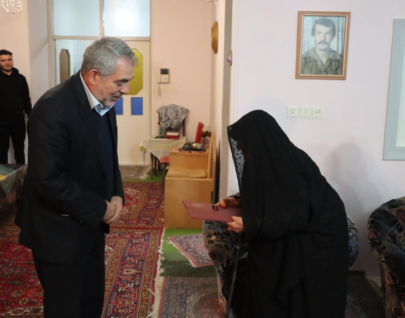 گزارش تصویری دیدار با خانواده شهید بهرام محمدی القیانی