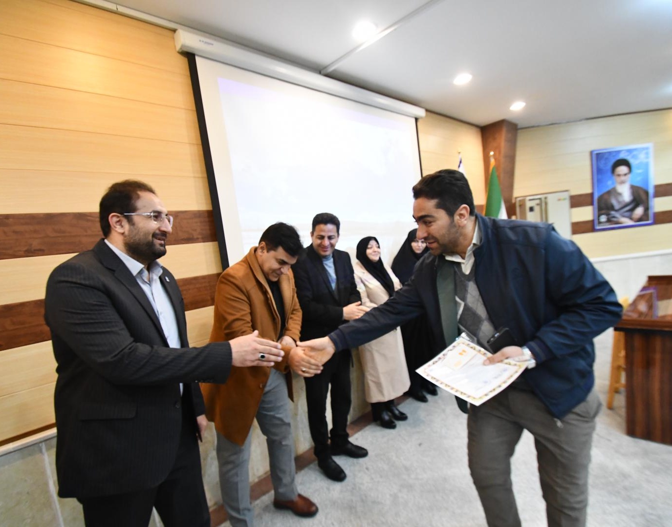 تجلیل از کارکنان حوزه مدیریت امور دانشجویی دانشگاه ارومیه