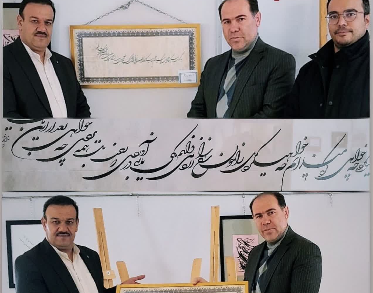 گزارش تصویری از اختتامیه "نمایشگاه آثار خوشنویسی و نقاشی خط "نون و القلم"