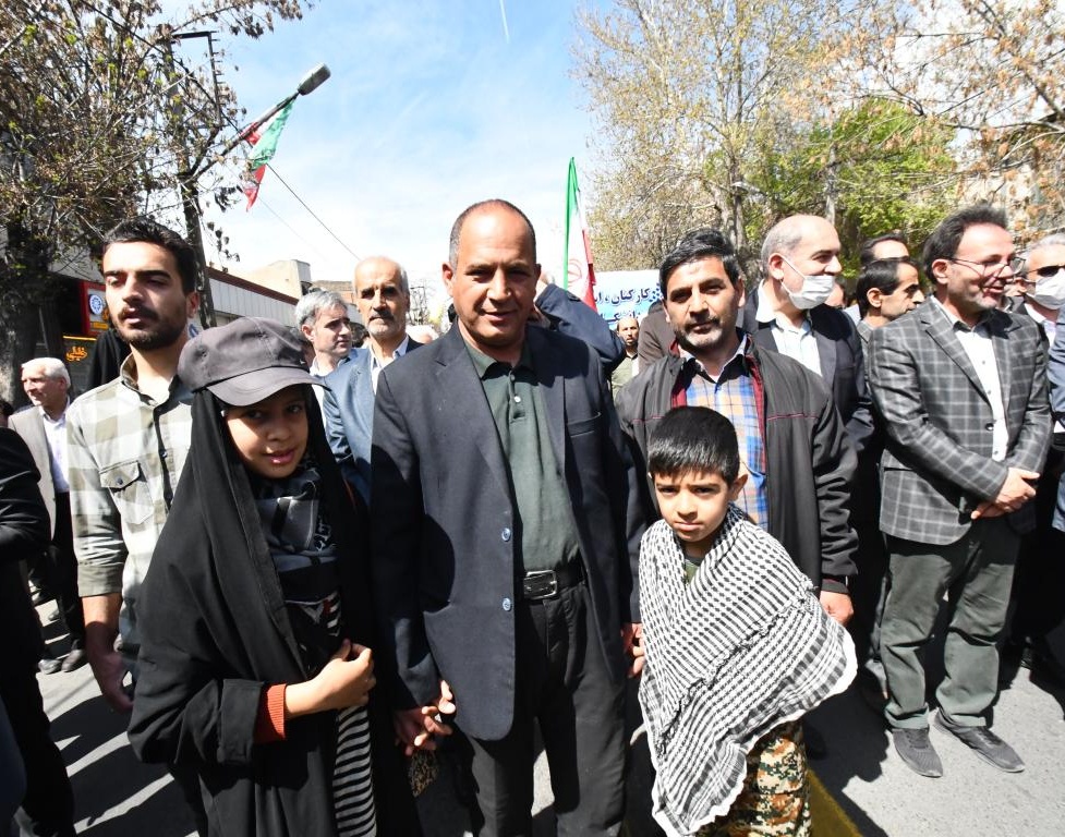 حضور پرشور دانشگاهیان دانشگاه ارومیه در راهپیمایی روز قدس