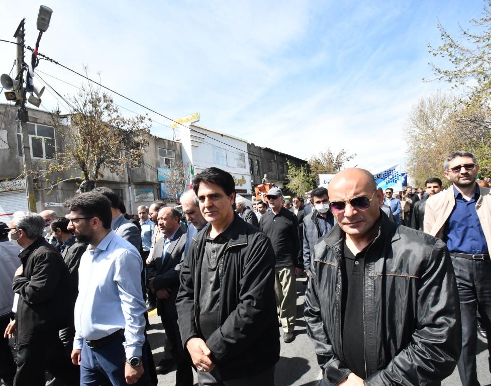 حضور پرشور دانشگاهیان دانشگاه ارومیه در راهپیمایی روز قدس