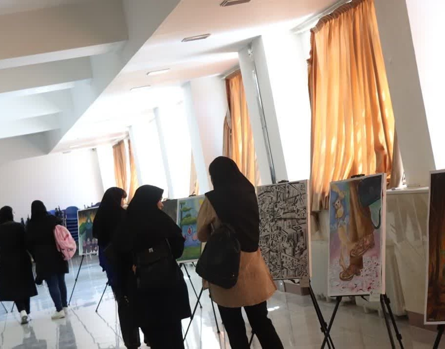 نـمایشگاه نقاشـی با موضوع ایــثــار
