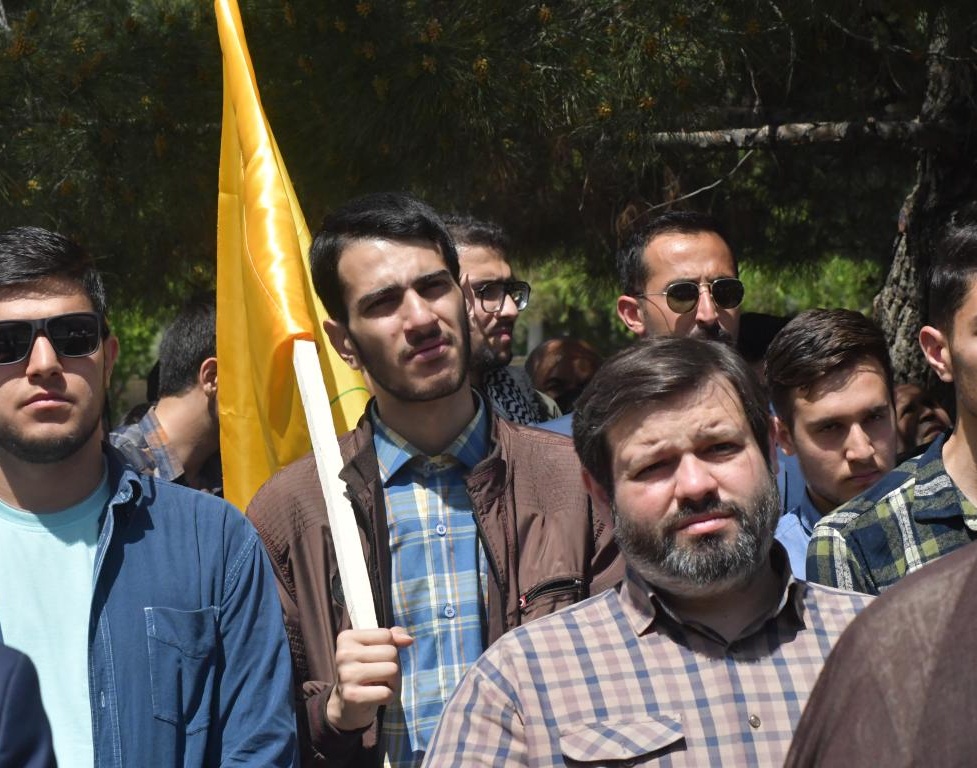 تجمع دانشگاهیان دانشگاه ارومیه در حمایت از دانشگاهیان معترض آمریکا و اروپا نسبت به نسل کشی و جنایات رژیم صهیونیستی (+فیلم)