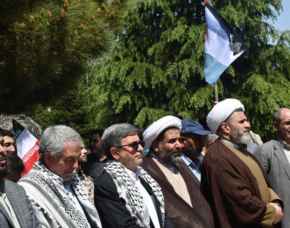 تجمع دانشگاهیان دانشگاه ارومیه در حمایت از دانشگاهیان معترض آمریکا و اروپا نسبت به نسل کشی و جنایات رژیم صهیونیستی (+فیلم)