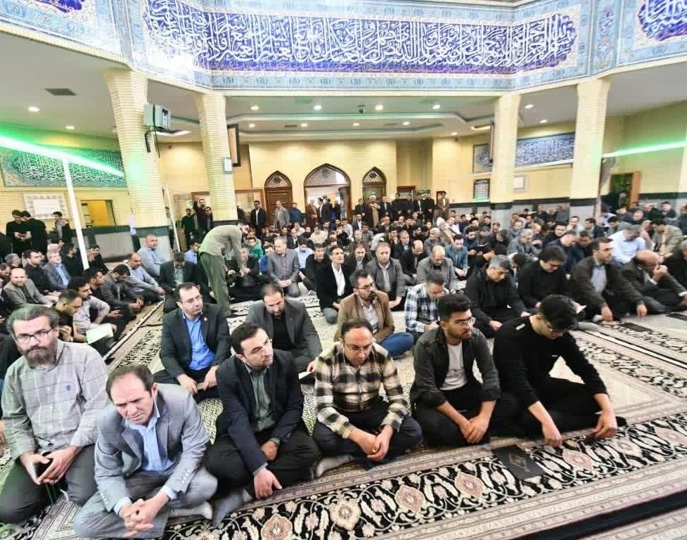 مراسم سوگواری و یادبود رئیس‌جمهور شهید و همراهانش در دانشگاه ارومیه برگزار شد