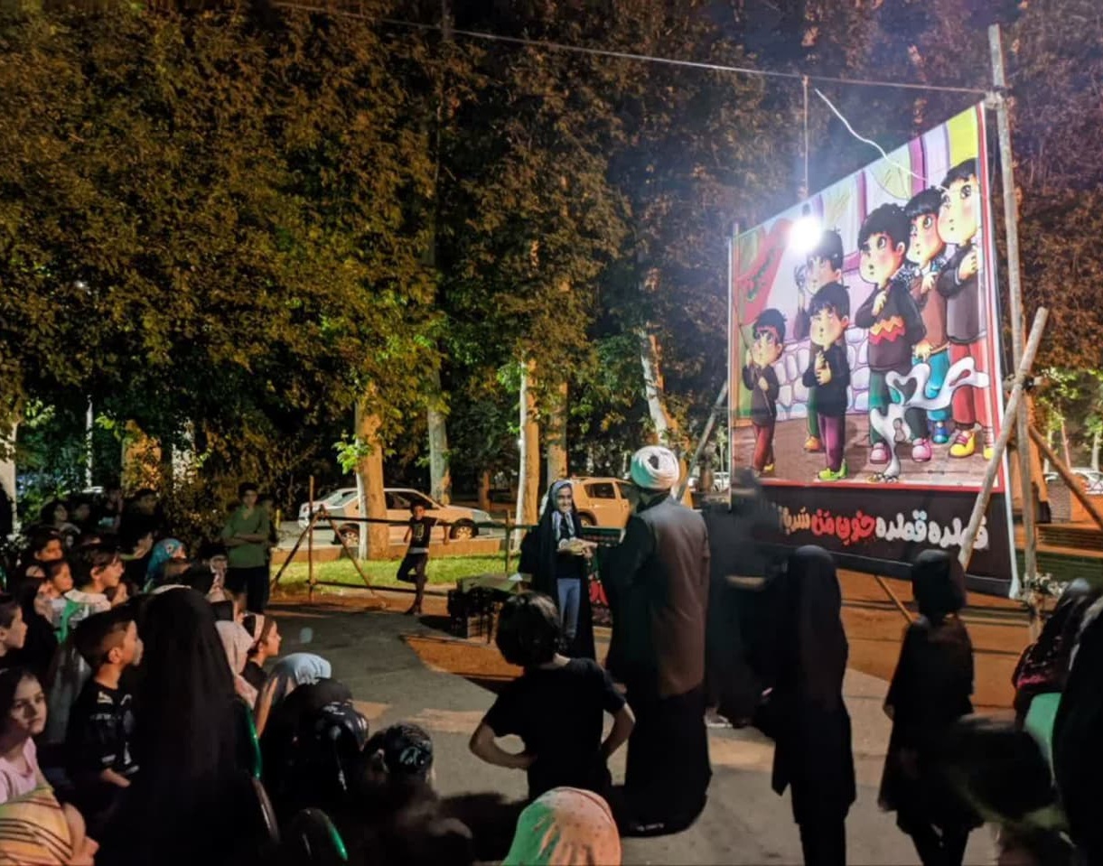 گزارش تصویری نهمین شب عزاداری اباعبدالله الحسین علیه‌السلام