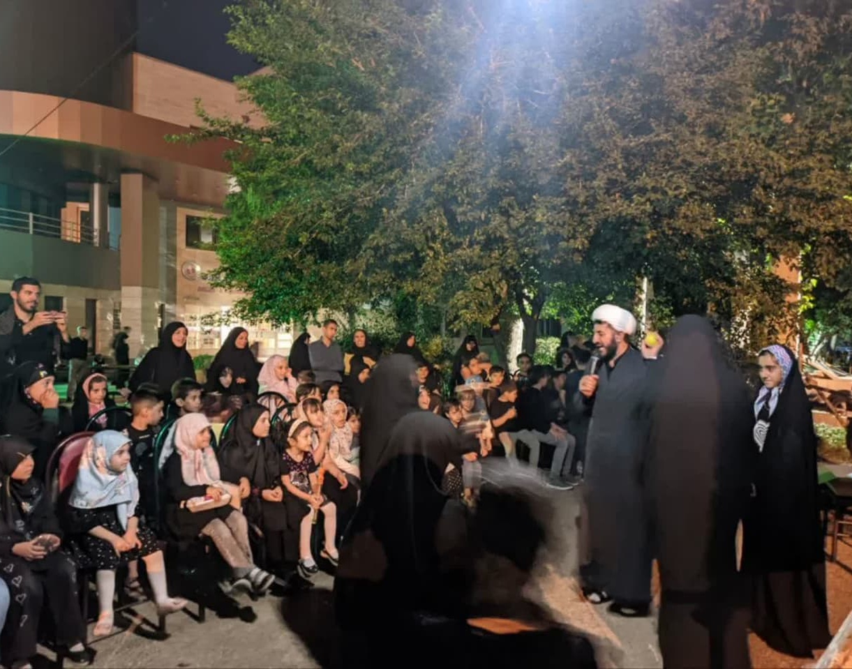 گزارش تصویری نهمین شب عزاداری اباعبدالله الحسین علیه‌السلام