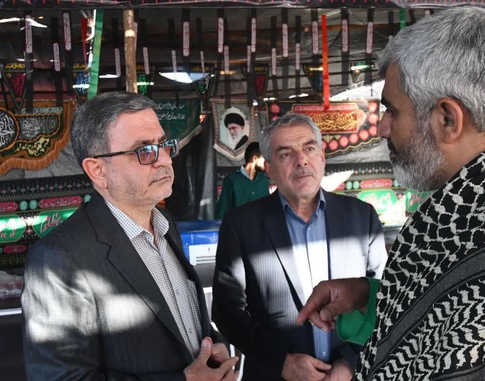 بازدید رئیس دانشگاه ارومیه از موکب دانشگاهیان استان در مرز تمرچین
