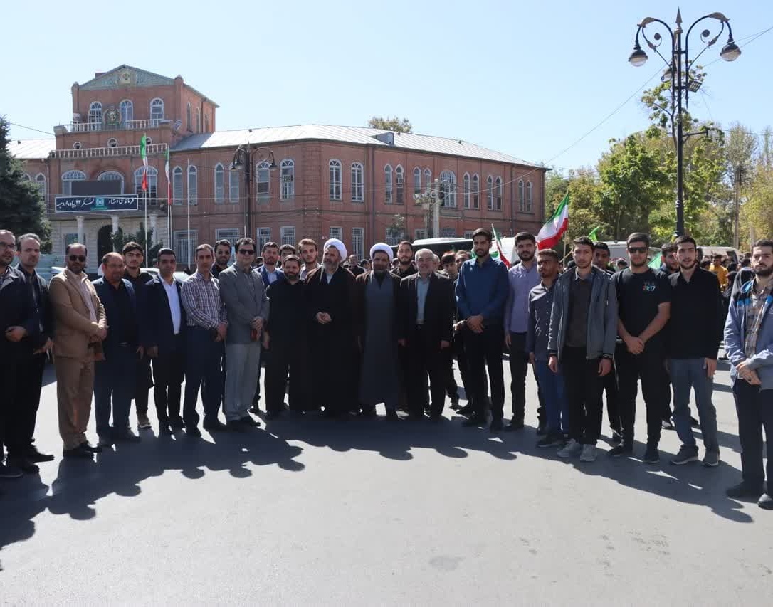 شرکت دانشگاهیان دانشگاه ارومیه در تجمع مردمی محکومیت جنایات رژیم صهیونیستی