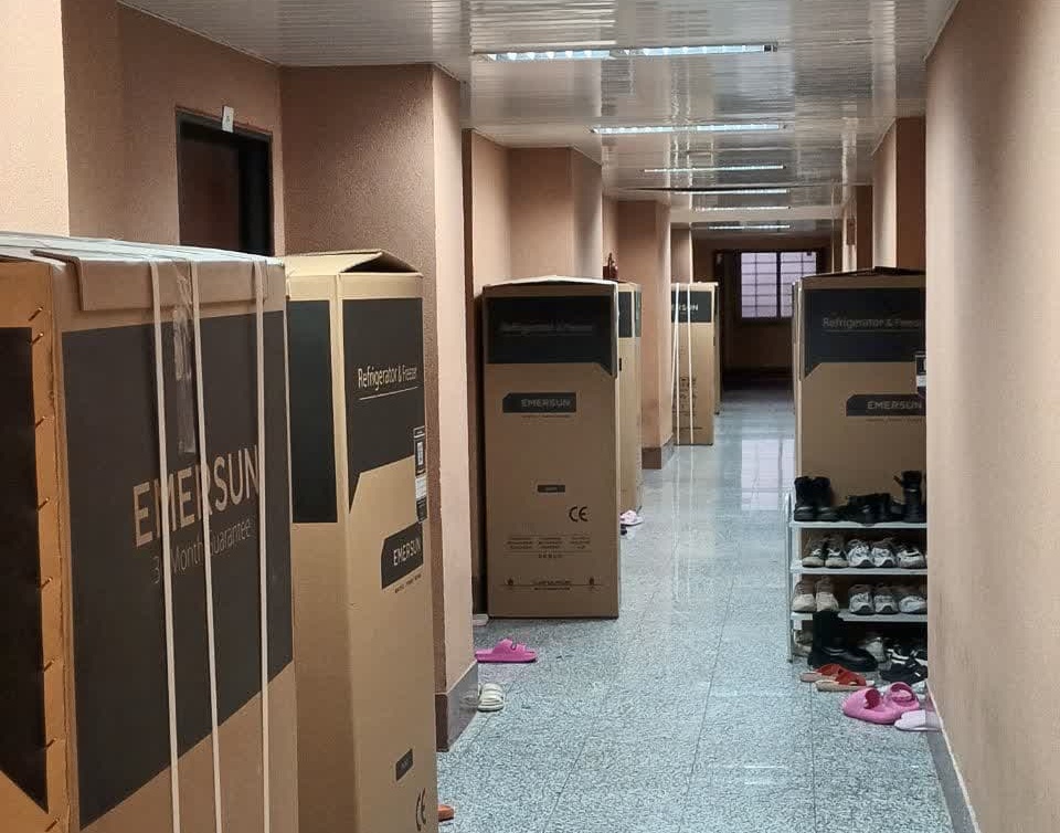 خرید 200 دستگاه یخچال برای خوابگاه‌های دانشجویی دانشگاه ارومیه در آستانه روز دانشجو با اعتباری بالغ بر 3 میلیارد تومان