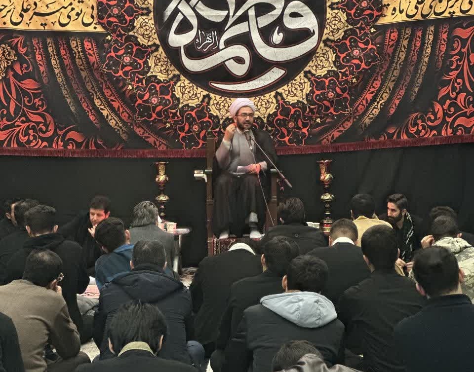دسته‌ عزاداری مراسم شهادت بانوی دوعالم حضرت فاطمه زهرا سلام‌الله‌علیها