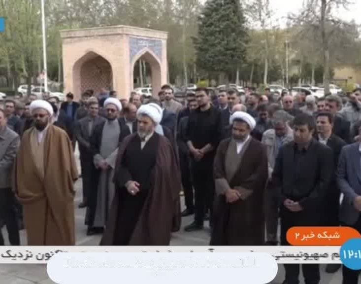 پخش زنده تجمع دانشگاهیان دانشگاه ارومیه در محکومیت جنایات رژیم کودک‌کش صهیونیستی و حمایت از مردم مظلوم غزه و جبهه مقاومت از شبکه سراسری خبر 2