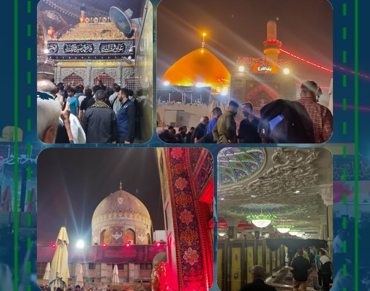 گزارش تصویری کاروان اربعین دانشگاه ارومیه  در دومین روز سفر