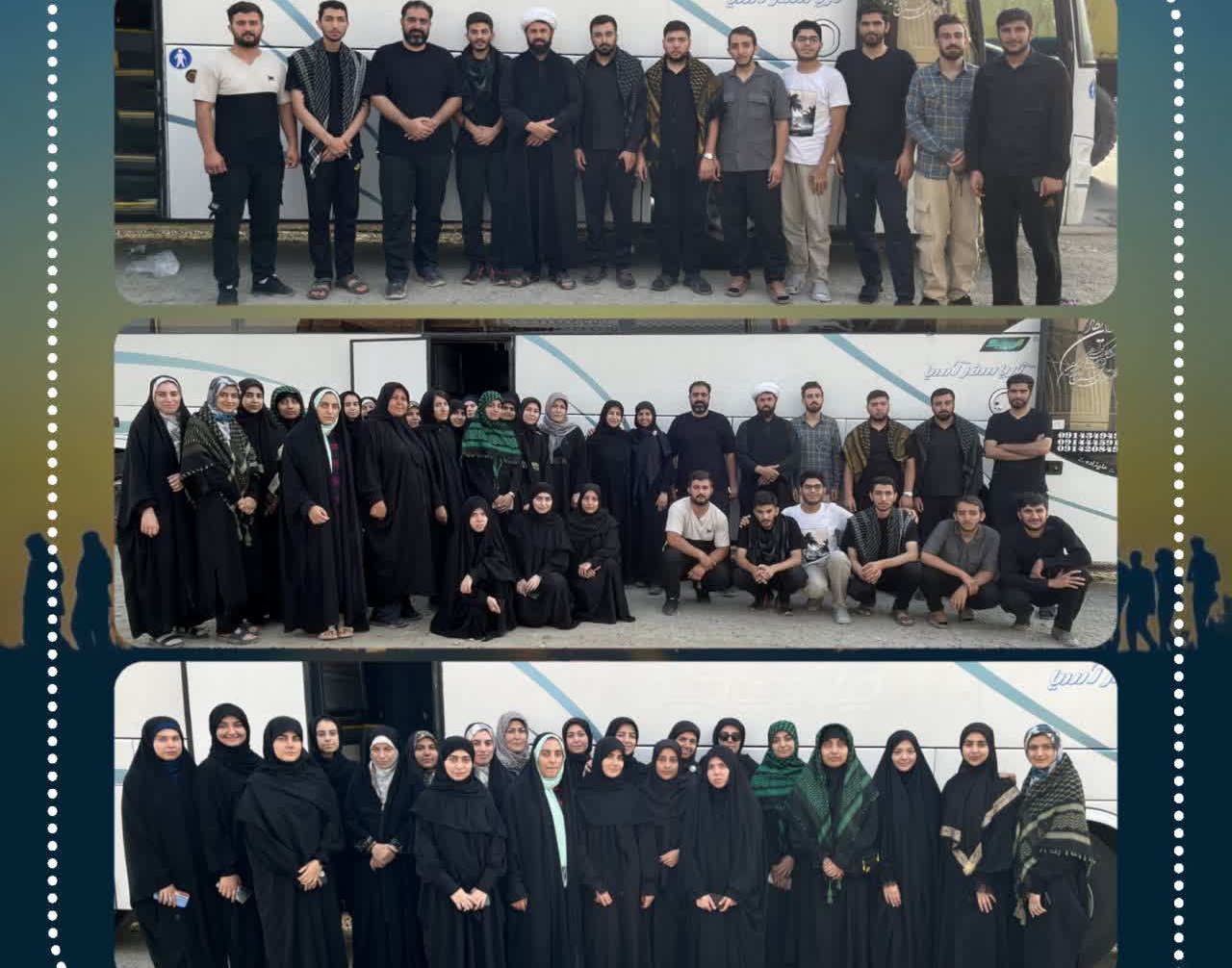 گزارش تصویری کاروان اربعین دانشگاه ارومیه روز دهم