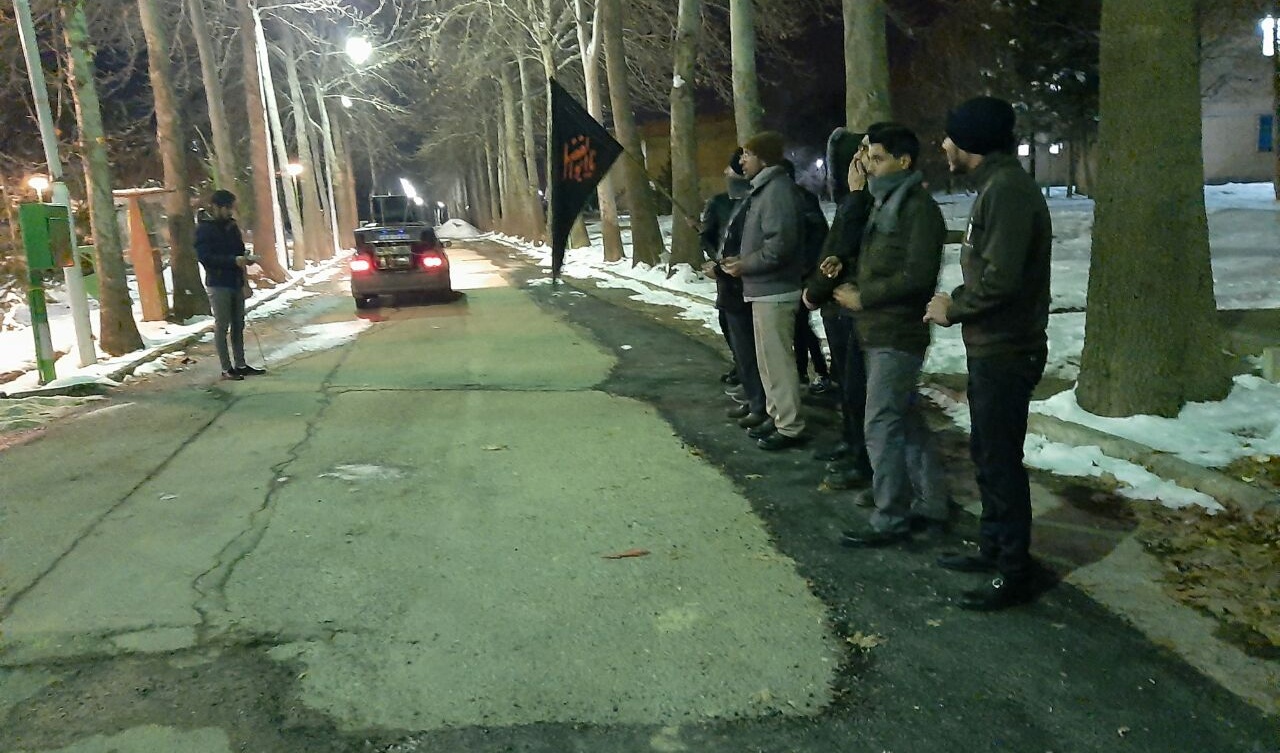 هیئت مذهبی دانشجویی حضرت ابالفضل العباس علیه السلام معاونت فرهنگی و اجتماعی دانشگاه ارومیه: دسته روی به مناسبت ایام فاطمیه