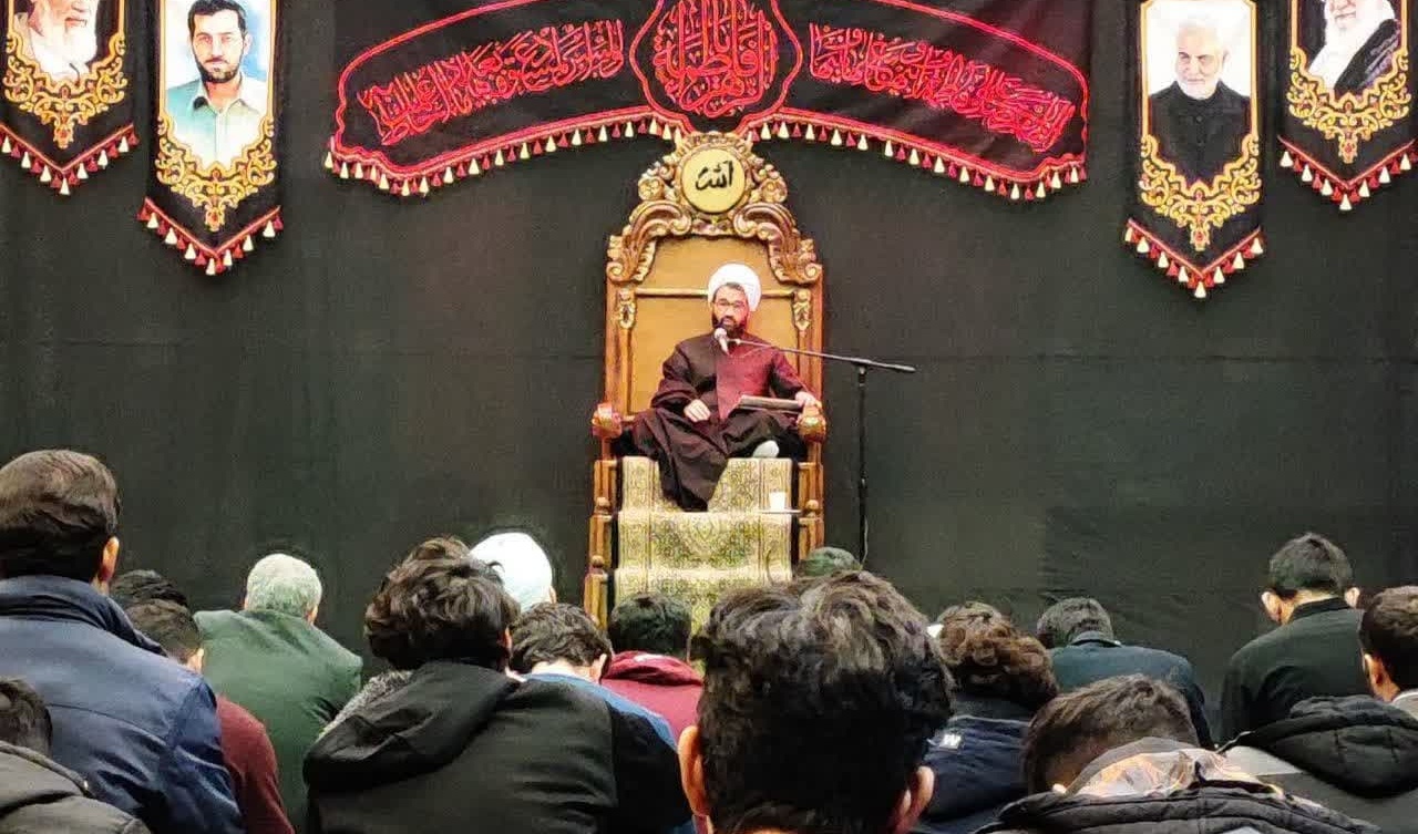 گزارش تصویری/ مراسم عزاداری ایام فاطمیه اول دانشگاه ارومیه