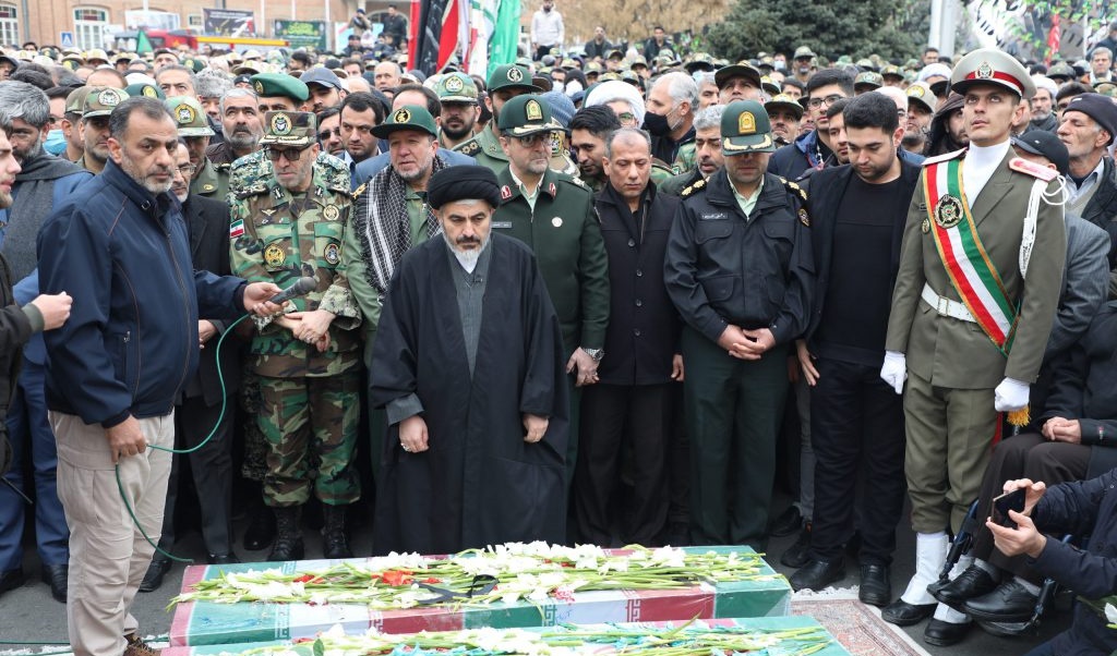 گزارش برگزاری مراسم باشکوه تشییع پیکر مطهر ۶ شهید گمنام 
