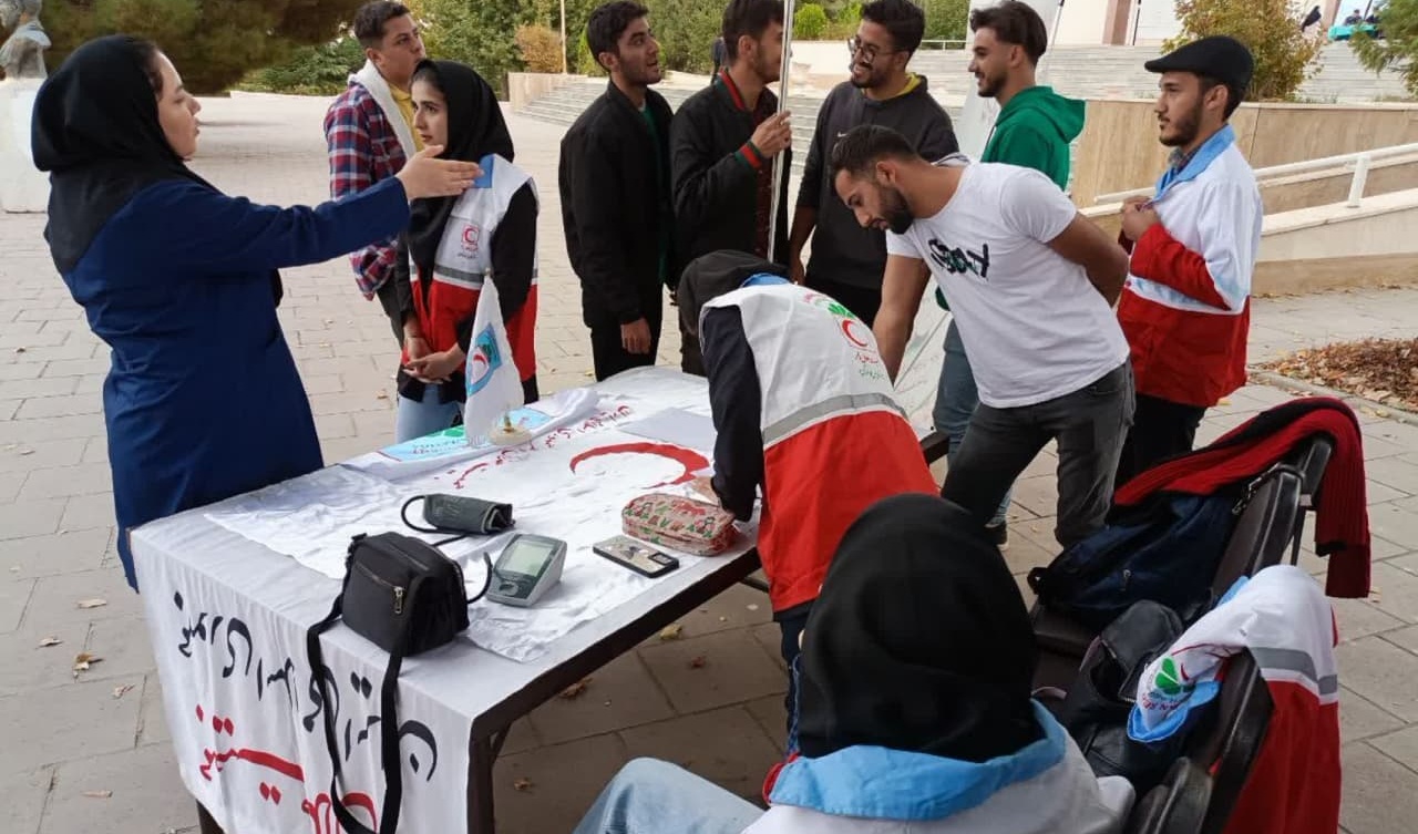 گزارش برپایی ایستگاه سلامت جسم با عنوان "دسترسی عادلانه به سلامت"