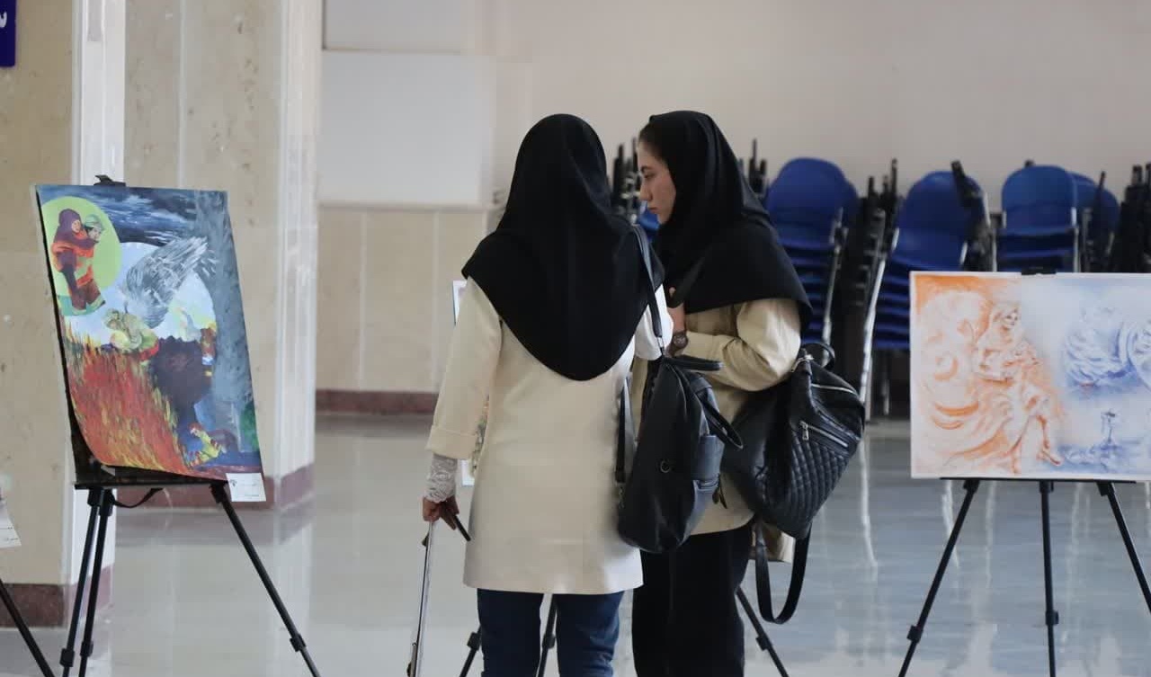 نـمایشگاه نقاشـی با موضوع ایــثــار