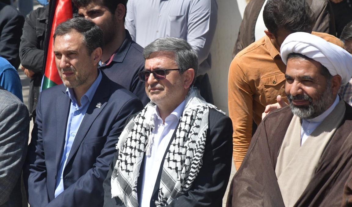 بازتاب بین المللی تجمع دانشگاهیان دانشگاه ارومیه در حمایت از دانشگاهیان معترض آمریکا و اروپا نسبت به نسل کشی و جنایات رژیم صهیونیستی در شبکه بین المللی سحر آذری